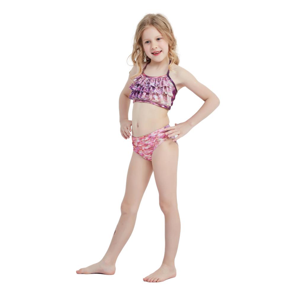 Costum de baie Costum de Prințesă Sirena pentru Copii cu Coadă - Stil Nou pentru Fete