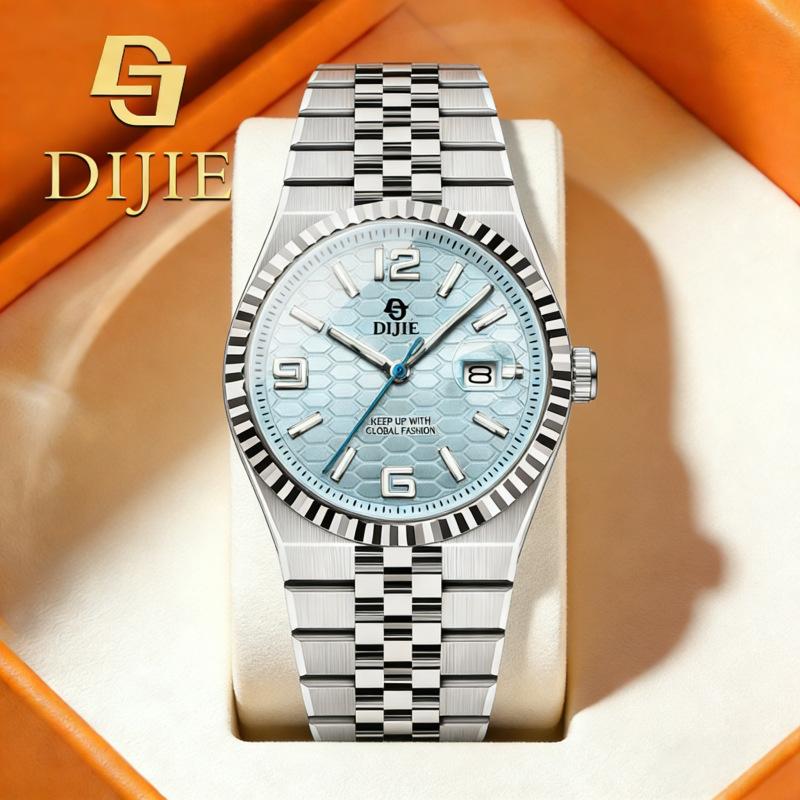 Frühling High-End Business Uhr Herren Vollautomatisch Stahlarmband Konzept Großes Zifferblatt Quarz Uhr