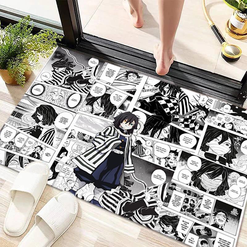 Japanese manga artist Koyoharu Gotouge's Demon Slayer carpet is suitable for living room and bedroom doormats office balcony decorative rugs H2