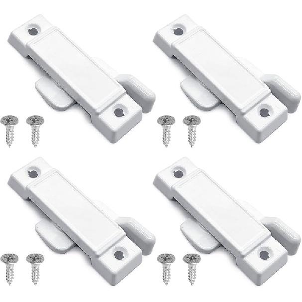 Pack Of 4 Window Sash Lock Mounting Hole Centers Elegant Finish For Vertical And Horizontal Sliding Window Daily Use