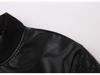 Giacca in Pelle con Zip e Collo Alto da Uomo Philip Plein - Collezione Autunno/Inverno