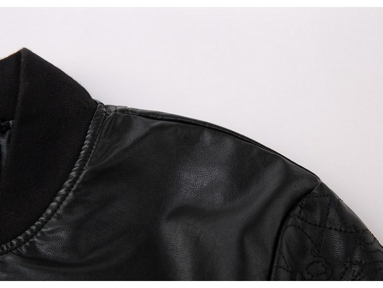 Giacca in Pelle con Zip e Collo Alto da Uomo Philip Plein - Collezione Autunno/Inverno