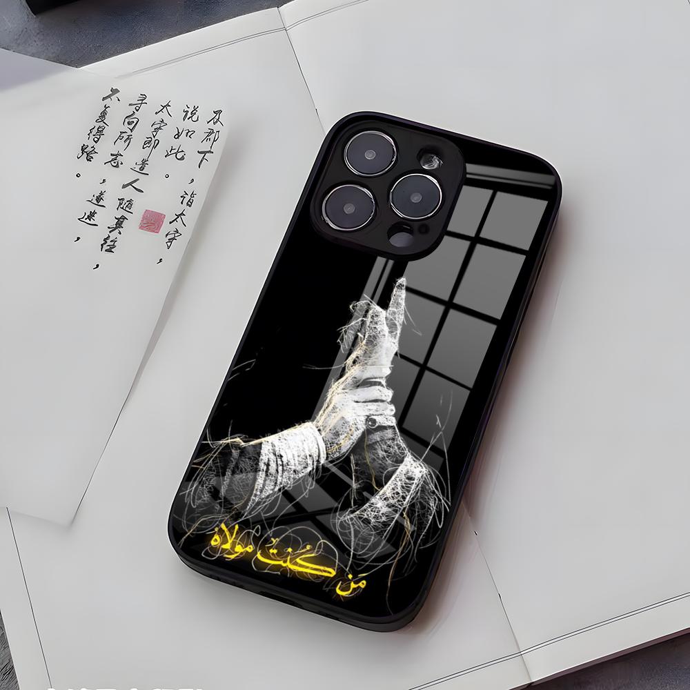 Imam Hussain Shia Ali Phone Case For IPhone 17 Air 16 E Pro Max 15 14 13 Mini 12 Pro 11 Max Plus Black Glass Cover