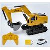 Multifunctional Excavator, RC Bulldozer, RC Car, Kids' Toy Car, Radio Control Construction Vehicle Toy, Large Size (Yellow)