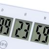 Target Timer LCD Screen Touch Key Compact Examination Timer for Study Office School Kitchen White
