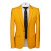 Mile Men's 3 Pieces Suit Elegant Solid One Button Slim Fit Party Suit Sets
