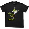 Dr. Seuss Grüne Eier mit Schinken Erwachsenen Kurzarm Schwarz T-Shirt