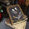 Book of Spells Grimoire Printed Journal The Lovers Tarot Notebook Spiral Gothic Notebook Skull Lover Antique Journals Gifts for Men or Women