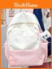 Youthful Harajuku Style Backpack With Nylon For School Girls