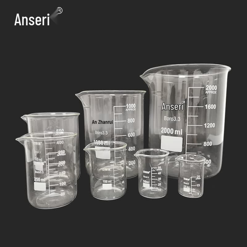 Ansell Low Form Borosilicate Glass Laboratory Beaker