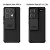 Nillkin for Xiaomi Redmi Note 13 Pro 5G Case Slide Camera Protection Lens Cover for Redmi Note 13 Plus 5G Case