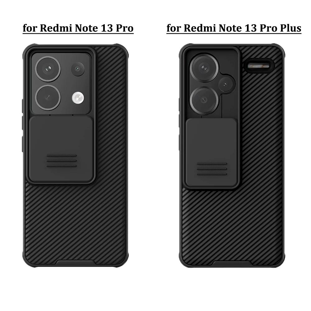 Nillkin for Xiaomi Redmi Note 13 Pro 5G Case Slide Camera Protection Lens Cover for Redmi Note 13 Plus 5G Case