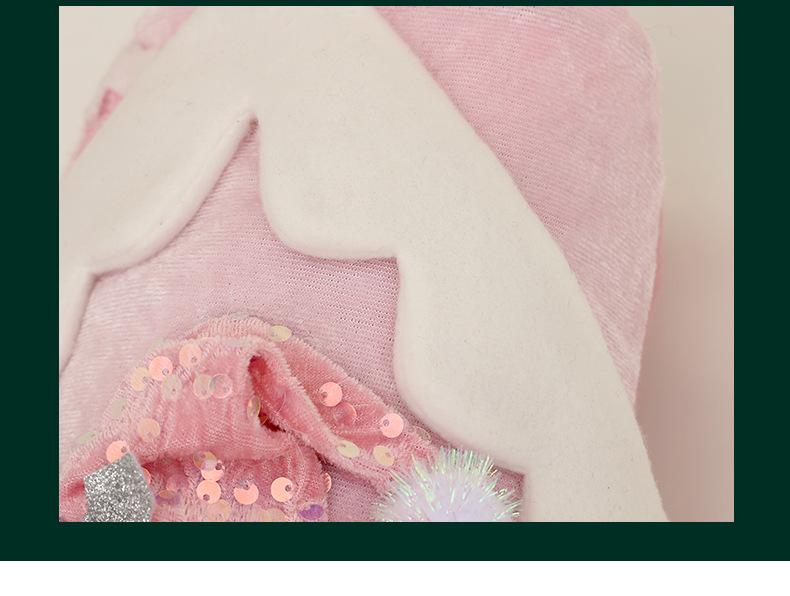 Pink Sequin Cross-Border Christmas Stocking for Kids' Gifts