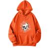 European and American women's clothing Halloween skull print long-sleeved casual loose sports sweater