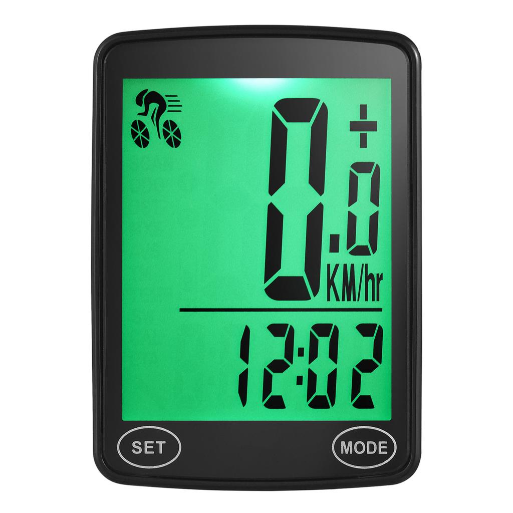 LED Backlit Bicycle Computer - Waterproof Speed & Data Tracker for Day and Night Cycling Adventures