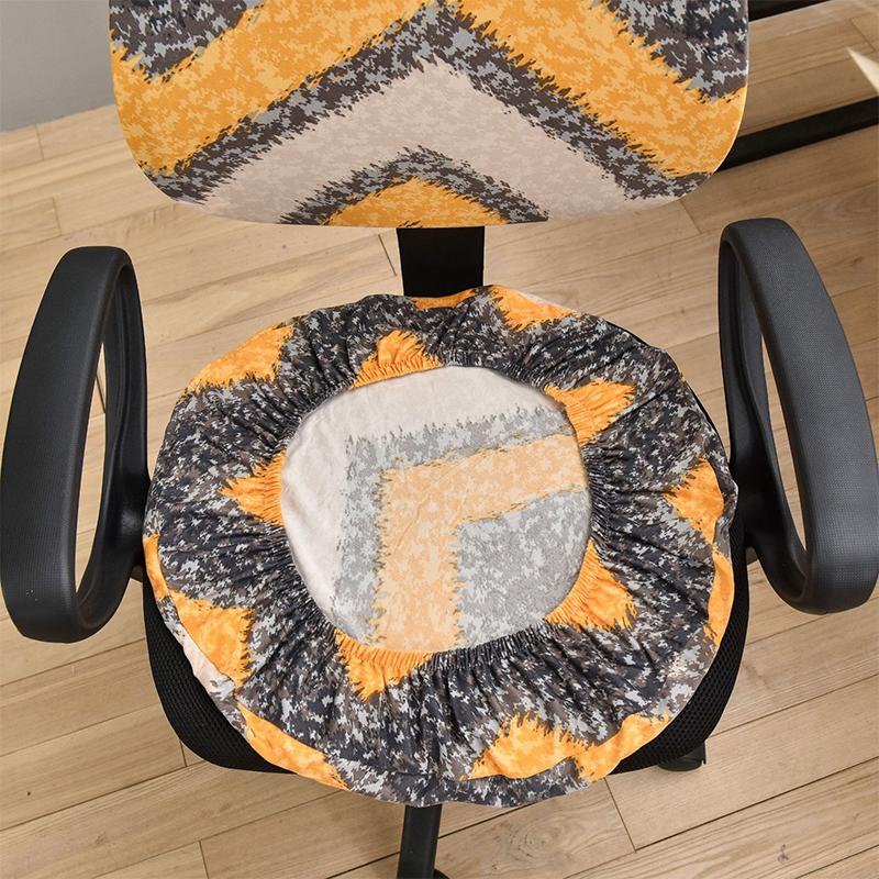 Elastic Chair Covers Office Chair Covers Lift Removable Computer Armchair Cover Slipcover Rotating Stool Seat Protector