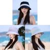 Sun Protection Wide Brim Fisherman Hat With Breathable Polyester For Beach And Travel