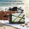 For GOPRO MISSION 1/1Pro Tempered Film For Screen Lens Front Screen Protector Lens Protector Anti-scratch Accessories Set