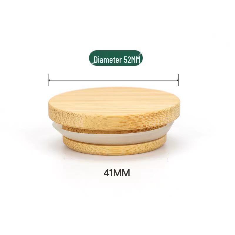 Bamboo Wood Lid for Glass Bottles and Jars
