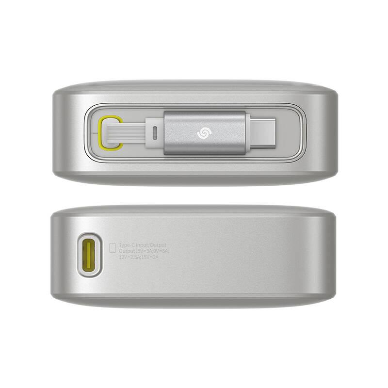 Powerbank Baseus Os Free2Pull 10000Mah 30W +Kabel (Szary)