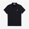 Stone Island 2Sc17 A0020  80152Sc17  Mini Waffen Logo Patch Polo Herren Kurzarm T-Shirt