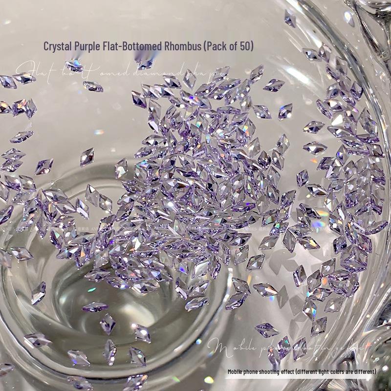 

Аврора Ромб Циркон Снежинка Нейл-арт (Осень зима)