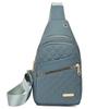 Einfache bestickte Faden-Umhängetasche Brusttasche