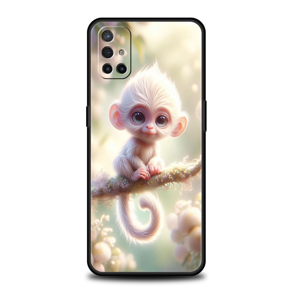 Phone Case For Oneplus 13R 13 12 10T 11 R10 Nord N100 N200 N10 9 9R CE 2 3 Z Pro Lite 5G Soft TPU Cover Monkey And Banana Capas