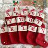 Christmas Decoration 2025 Decorative Letters Christmas Boots Stocking Gift Bag Christmas Tree Hanging Pendant New Year Navidad