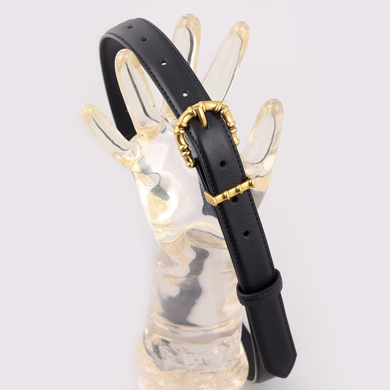 Echter Leder Damen Gürtel Mit Dornschließe Für Kleider Und Jeans Stilvolles Accessoire