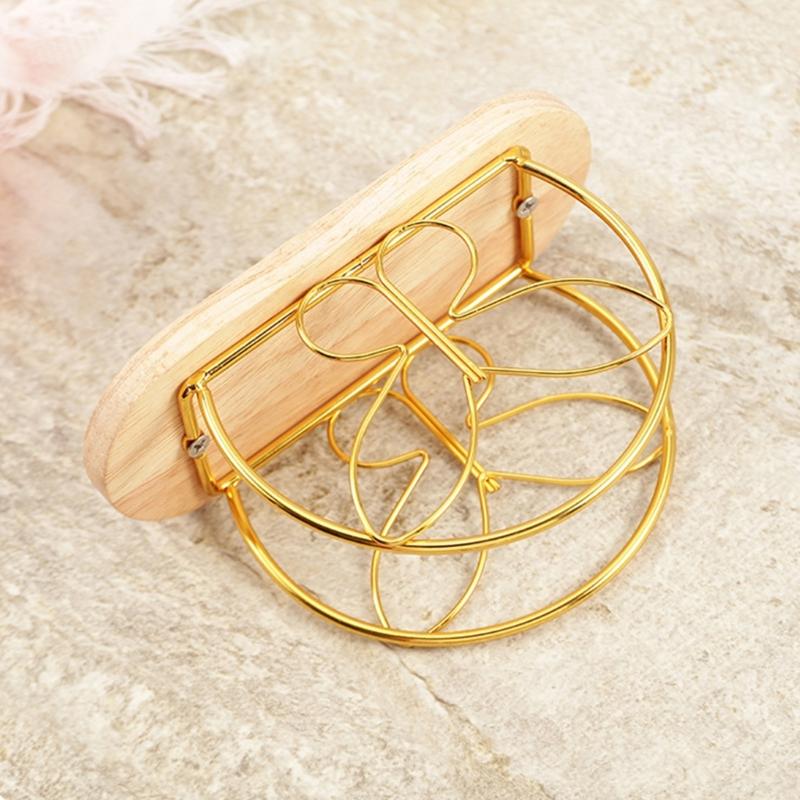 Hotel Grade Iron Tissue Stand Paper Dispenser With Artistic Flower Designs Perfect For Enhancing Public Spaces