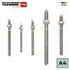 IsolBau Threaded Rod Steel A4 Anchor 10 x M10 x 130