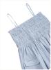 Hello Sunrise Hs Two Poket Mini Dress_Blue Check