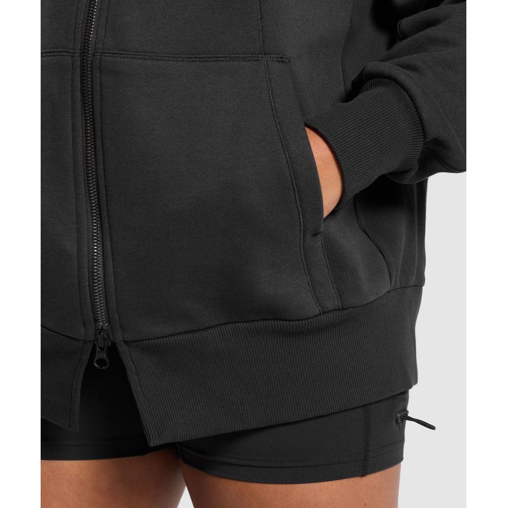 Gymshark Mikina Power Black B2b4a Bb2j