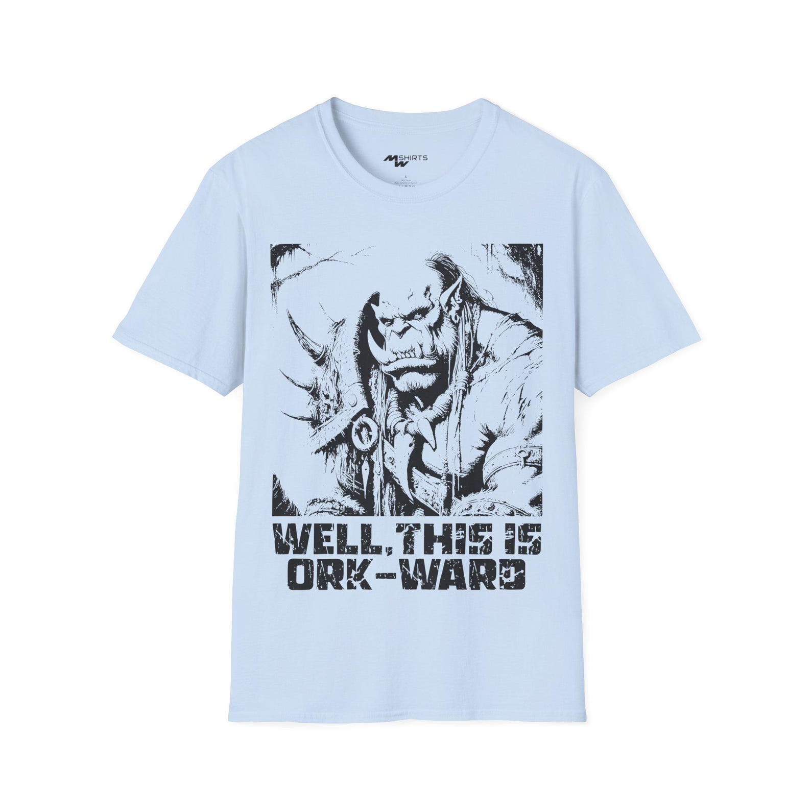 Well This is Orkward Humorous Ork Drawing T-Shirt M