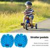 1 Pair Kids Bicycle Replacement Pedal Child Tricycle Non-slip Pedal Baby Stroller Colorful Plastic Pedal Bike Accessories