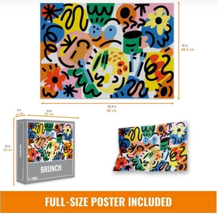 Puzzle 1000 Pièces - Cloudberries - Brunch - Adulte - Mixte - Intérieur