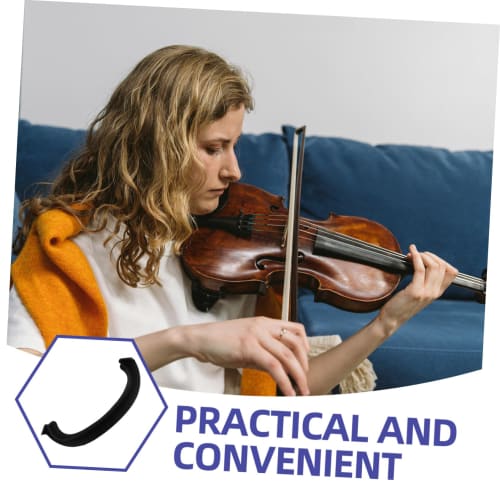 Hoement Violin Protect Sleeve, Violin C-Clip Protector, Rubber Violin C-Clip Cover, Violin Rubber Parts Protector for Violin