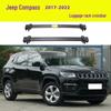 Aluminum Roof Rack Crossbars for Jeep Compass 2008-2022 Models