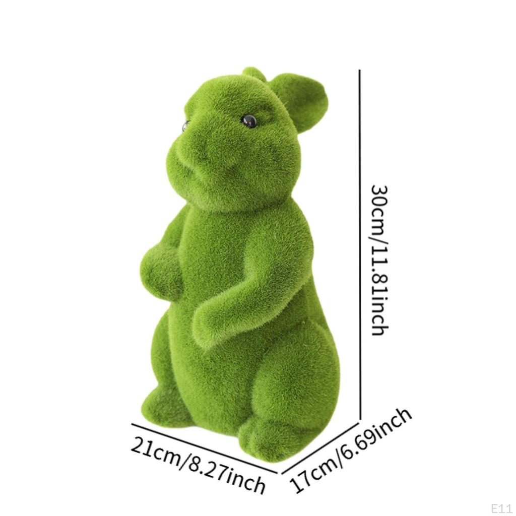 Easter Bunny Statue Garden Ornament, Farm Festival Micro-landscape Decor Simulation Rabbit Sculpture