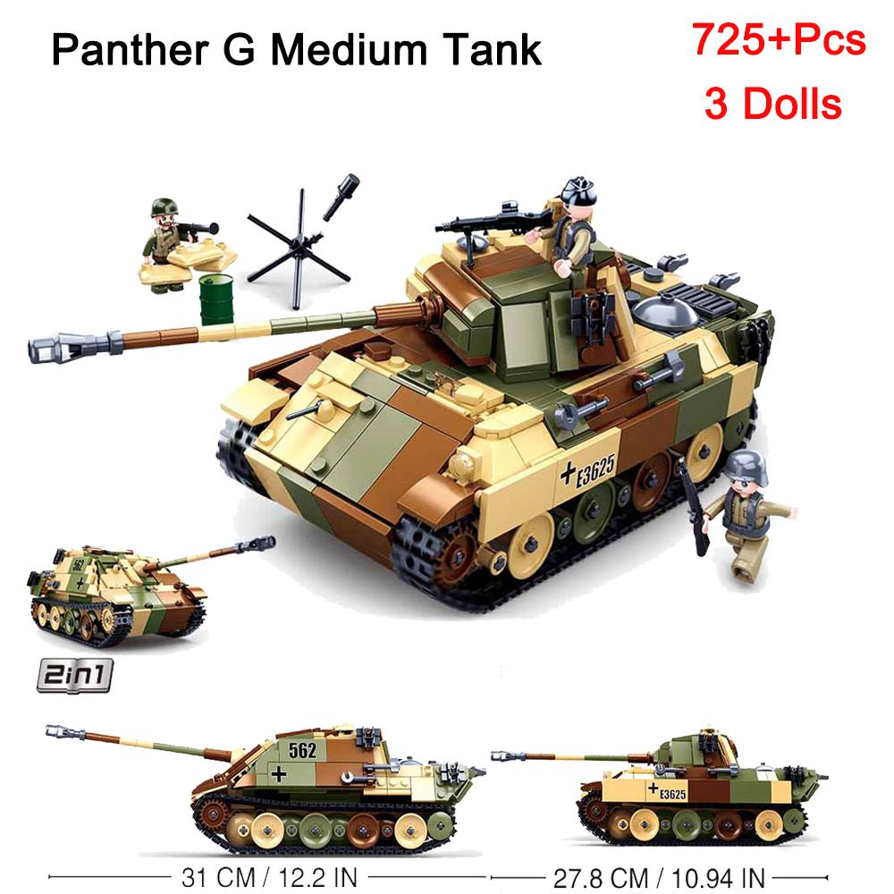 Schlacht um Iwo Jima Zweiter Weltkrieg ii Sets Militärfahrzeug Panzer Jagdflugzeug LKW Bausteine ww2 Armee Waffen Figur Steine