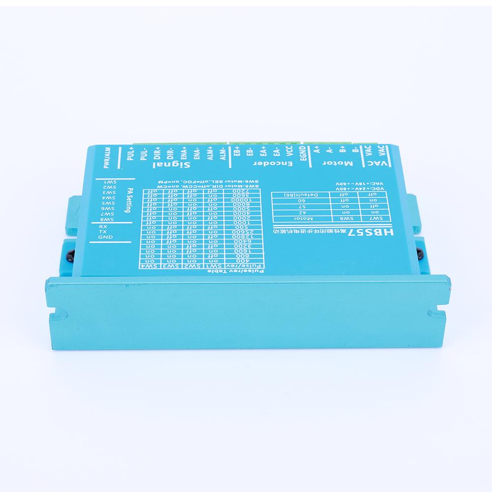HBS57 Stepper Motor Driver 0-200kHz Stepper Motor Driver Controller Encoder 1000 Lines 2-Phase for Nema23/Nema24 Stepper Motor