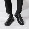 Richelieus pour hommes Brogues tendance Chaussures de ville classiques pour hommes Chaussures à lacets pour hommes Chaussures en cuir verni Chaussures formelles en cuir noir pour soirée de mariage