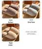 Women's Winter Plush Cross-Strap Indoor Slippers with Imitation Rabbit Fur