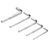 5Pcs/Set Hand Tools L Shape Square Head Wrench Square Key 4 Point Wrench Screwdriver Set 3-7mm Tools For Mechanic