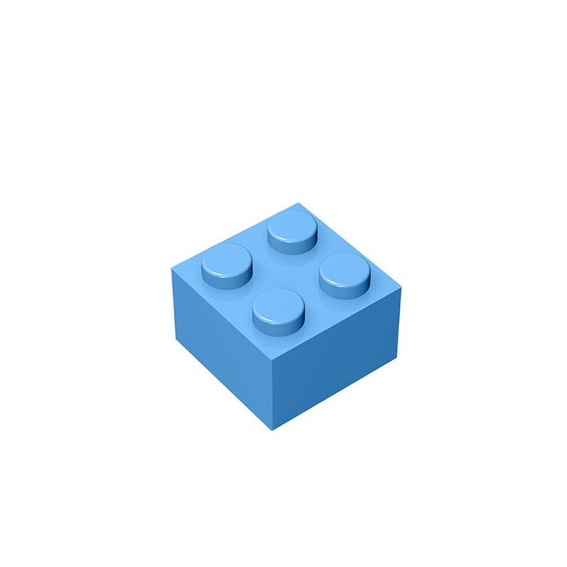Non-Toxic 10Pcs 3003 2X2 High 4-Hole Building Block Moc Color Loose Parts Compatible With Brick Diy Children'S Toy Assembly