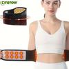 Botqtow Magnetic Heating Lumbar Belt Adjustable Waist Brace For Back Pain Relief Massager Size M-4XL
