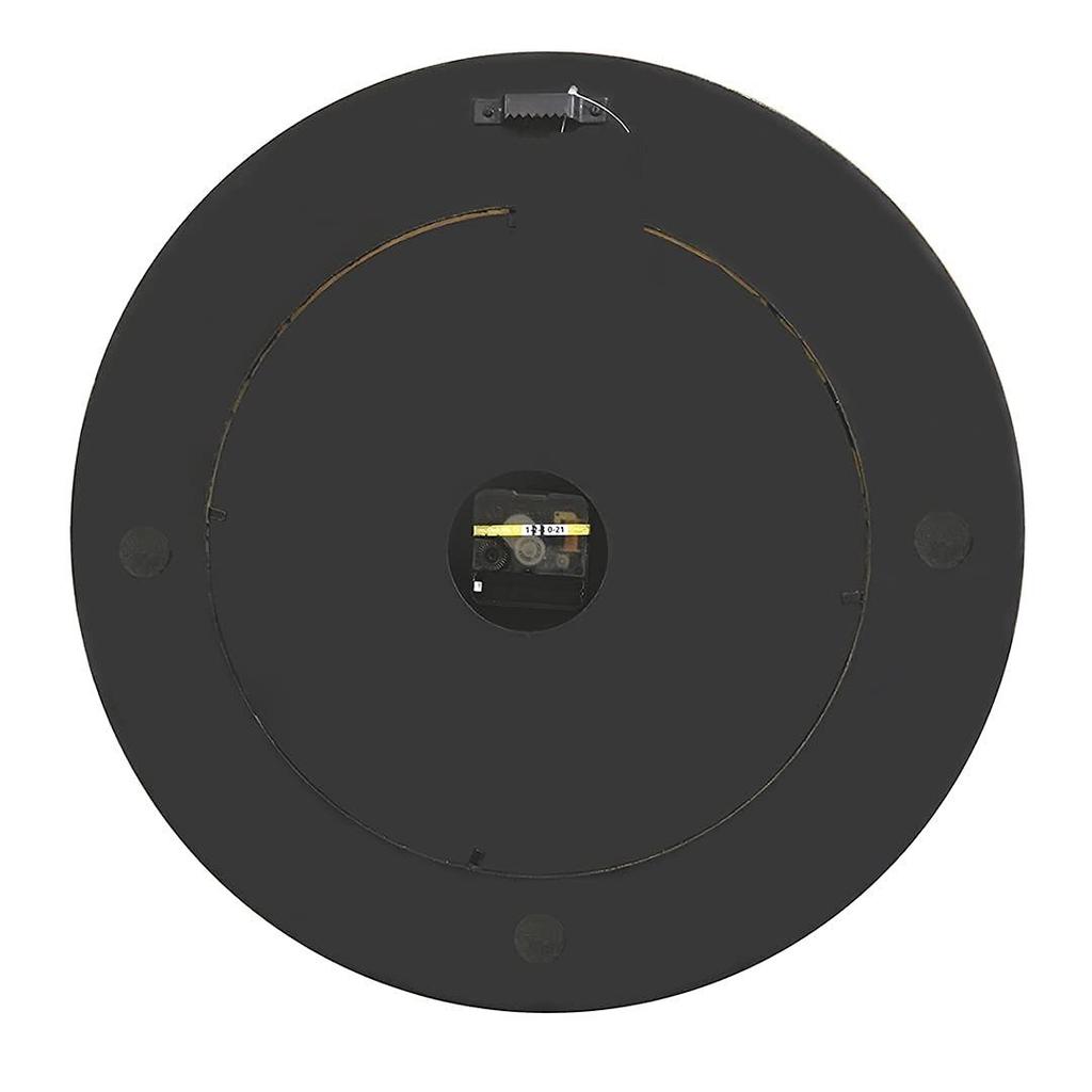 Emboss Metal Analog Wall Clock For Elegant Home Decor, Office, School, Gym, Shop And Gifting || Clock Size - 16 X 16 Inches