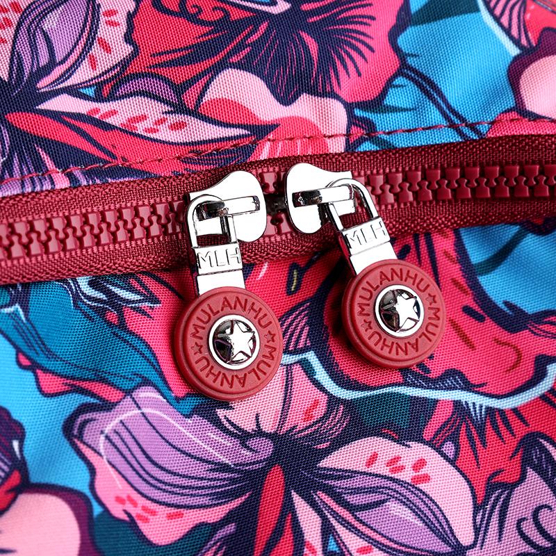 Women's Large-capacity Printed Backpack Mom Backpack