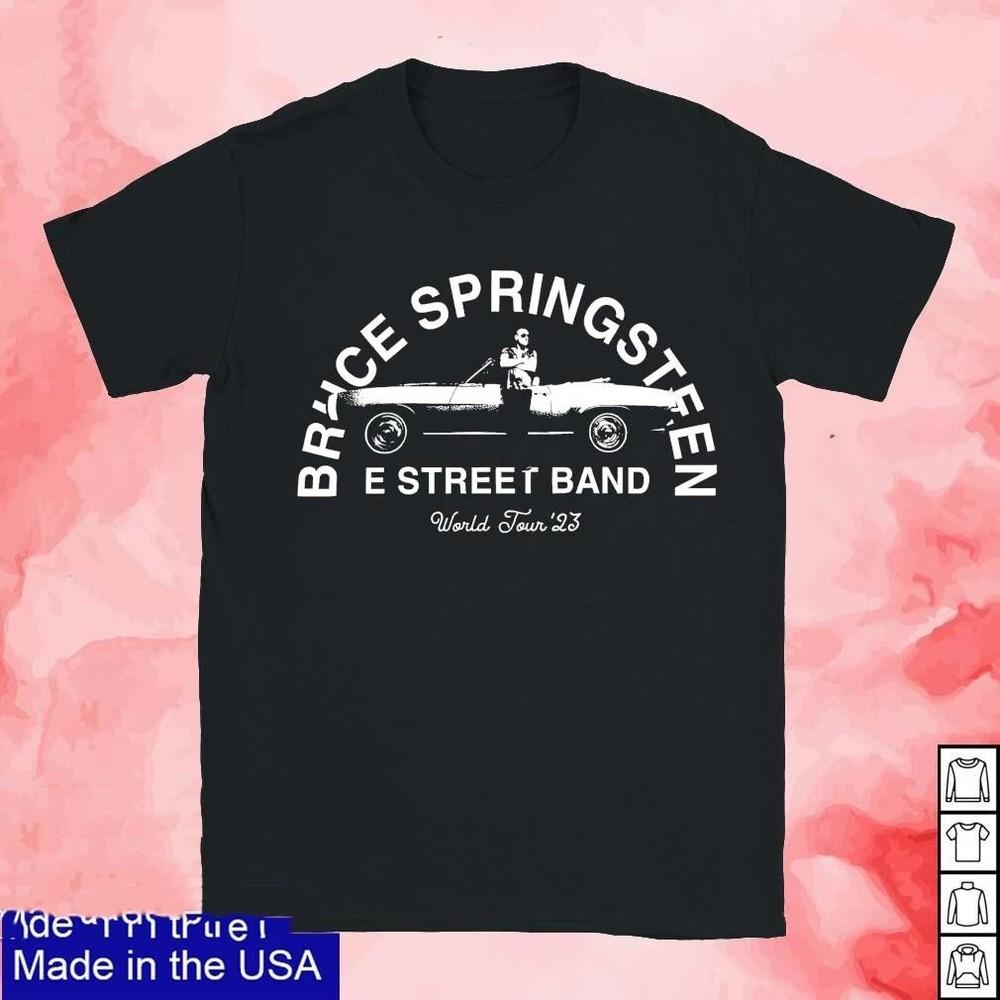 Bruce springsteen and the e street band world tour 2023 shirt 1side BL432 Unisex T-Shirt M